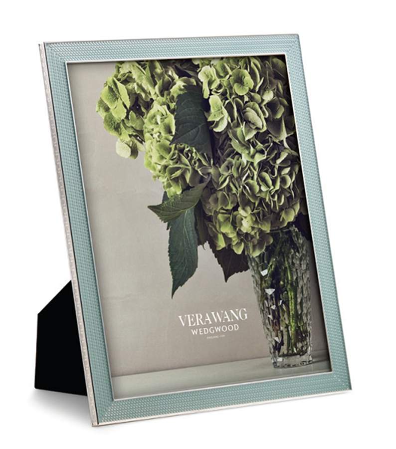 With Love Nouveau (Silverplate, Hollowware) Frame-Holds 8" X 10" Picture by Wedgwood Silver-1