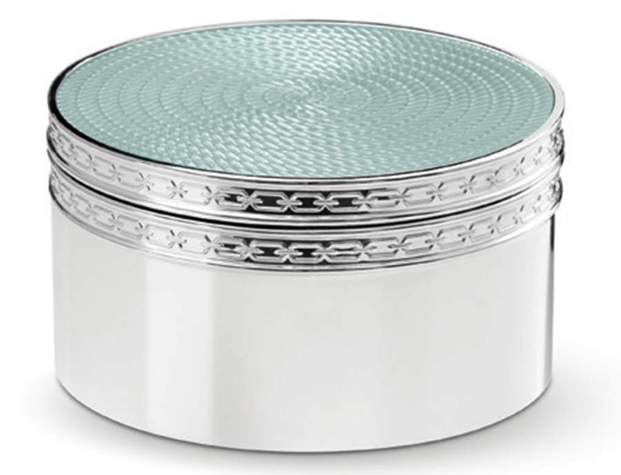 With Love Nouveau (Silverplate, Hollowware) Covered Box by Wedgwood Silver-1