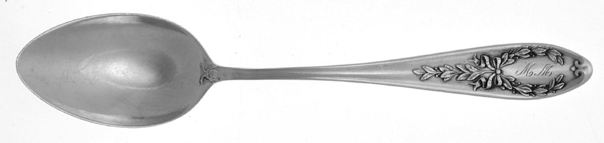 WTS72 (Sterling) Monogram Five O'Clock Teaspoon by Watson-1