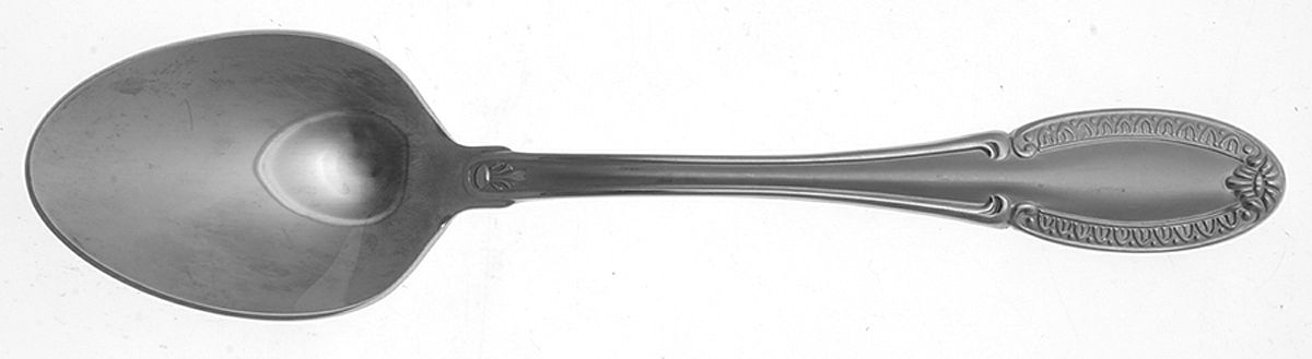 Venetian Frost (Stainless-Dot Tip) Place/Oval Soup Spoon by Wallace Silver-1