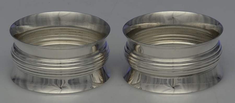 5624 (Sterling, Hollowware) Napkin Ring - Set of 2 by Wallace Silver-1