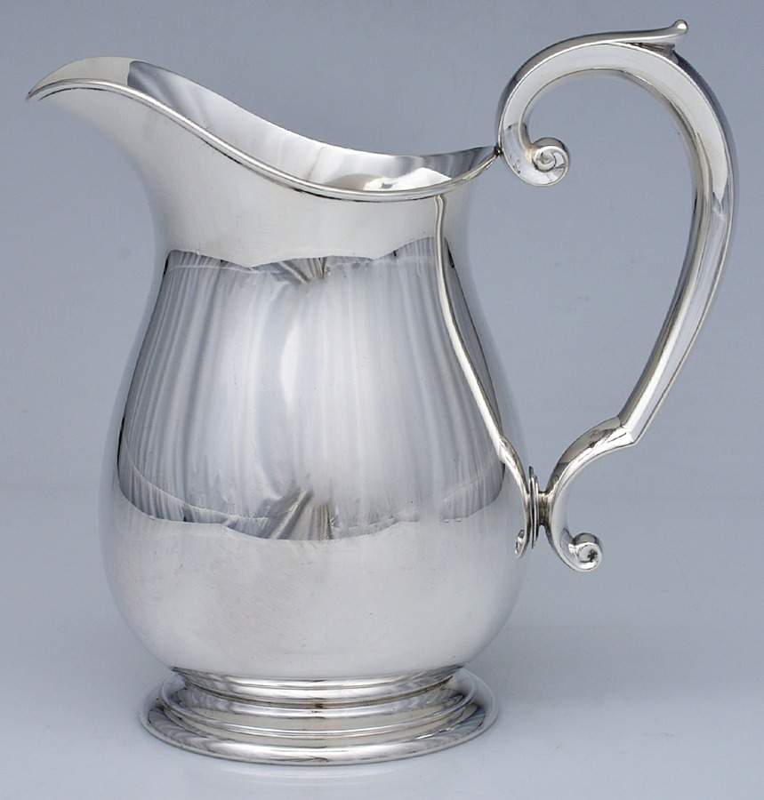 U-7 (Sterling, Hollowware) Sterling Water Pitcher by Wallace Silver-1