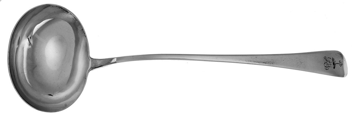 WFR2 (Sterling) Solid Soup Ladle by William Eley & William Fearn-1
