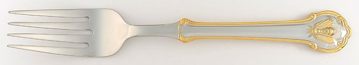 Gold Napoleon Bee (Stainless) Individual Salad Fork by Wallace Silver-1