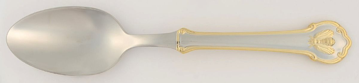 Gold Napoleon Bee (Stainless) Place/Oval Soup Spoon by Wallace Silver-1