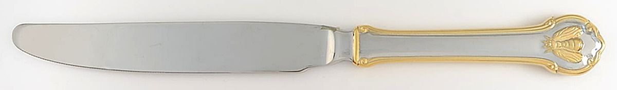 Gold Napoleon Bee (Stainless) New French Solid Knife by Wallace Silver-1