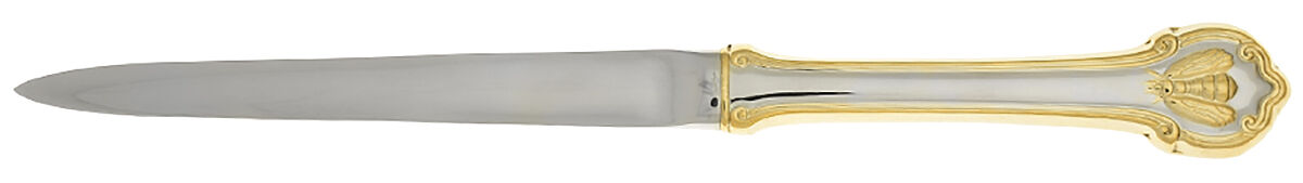 Gold Napoleon Bee (Stainless) Letter Opener with Stainless Blade by Wallace Silver-1
