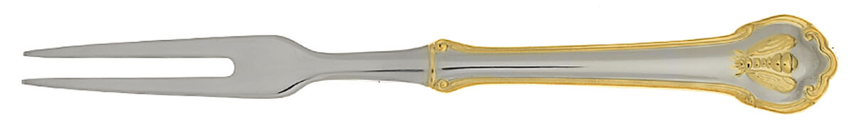 Gold Napoleon Bee (Stainless) Cocktail/Seafood Fork by Wallace Silver-1