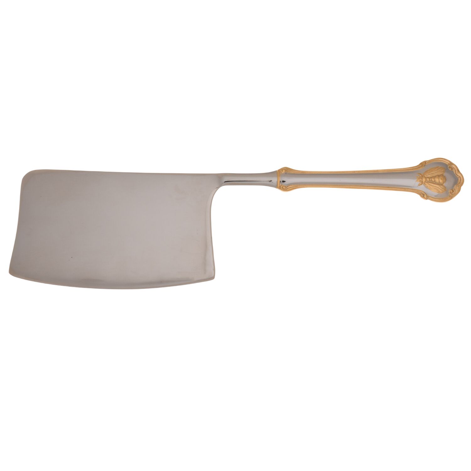 Gold Napoleon Bee (Stainless) Cheese Cleaver with Stainless Blade by Wallace Silver-1