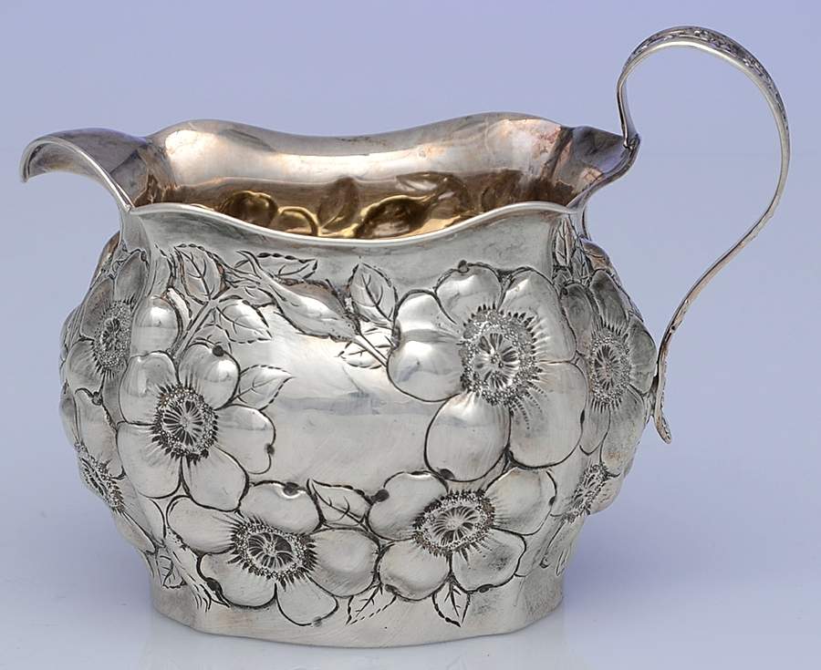Dresden (Sterling, Hollowware) Mini Creamer by Whiting Manf Co-1