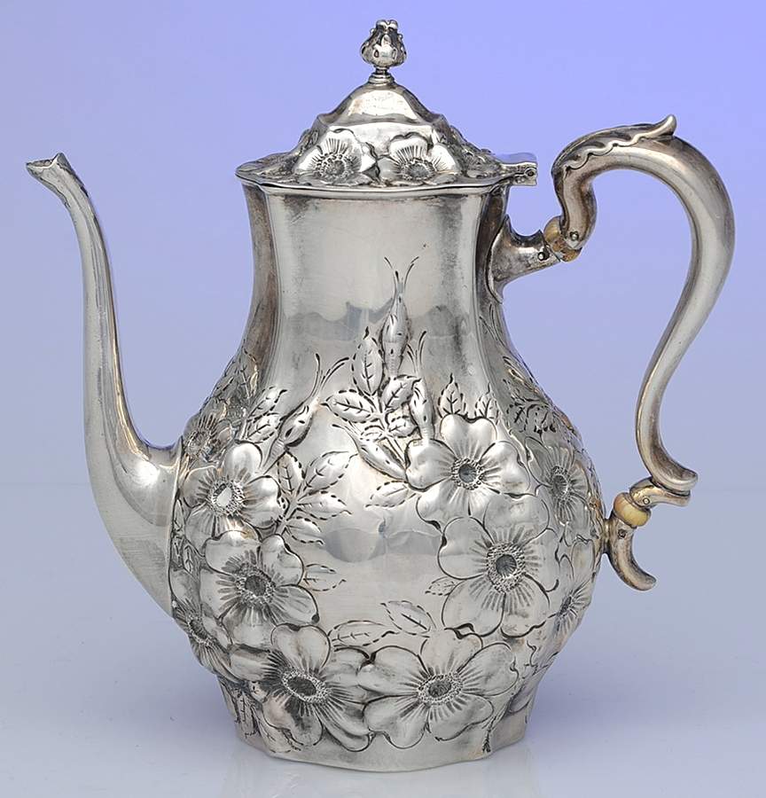 Dresden (Sterling, Hollowware) Mini Coffee Pot by Whiting Manf Co-1