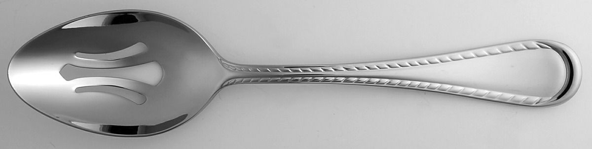 Castlebridge (Stainless) Pierced Tablespoon (Serving Spoon) by Waterford-1
