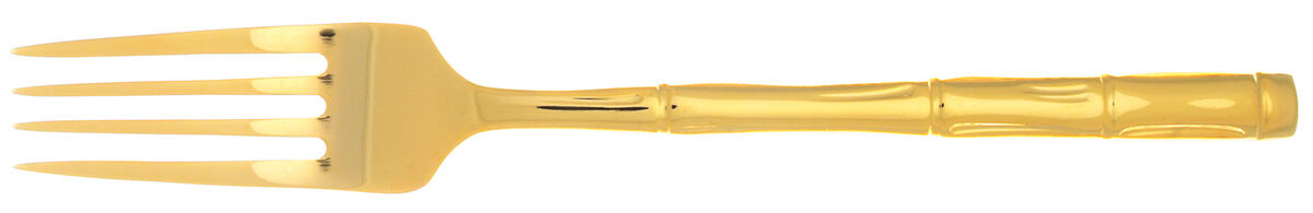 Gold Bamboo (Gold Electroplate) Fork by Wallace Silver-1