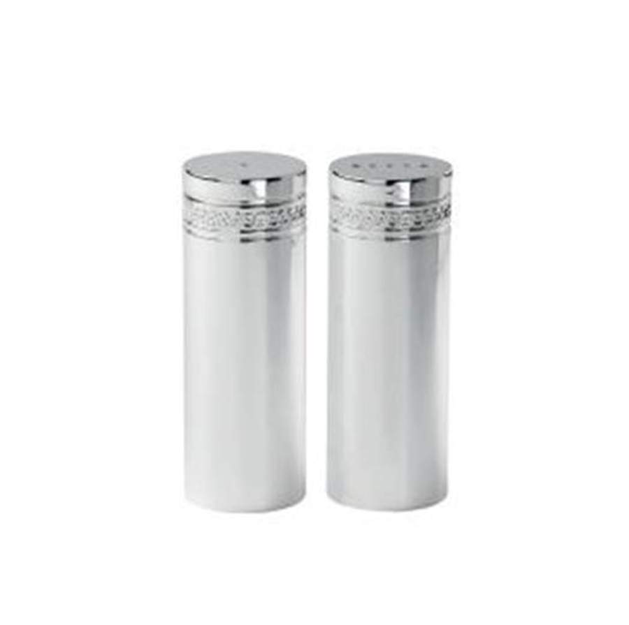 Simply Wish (Silverplate, Hollowware) Salt and Pepper Set by Wedgwood Silver-1