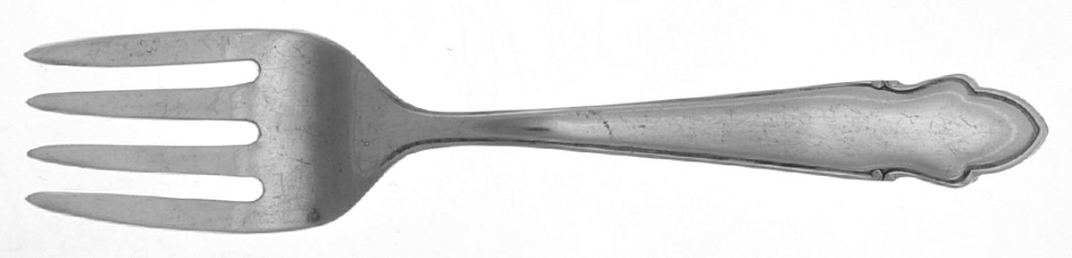 WOX5 (Sterling) Baby Fork by Wolfenden Silver Co-1