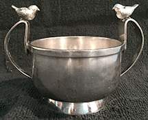 207 (Silverplate, Hollowware) Open Sugar Bowl by Wilcox Silverplate-1