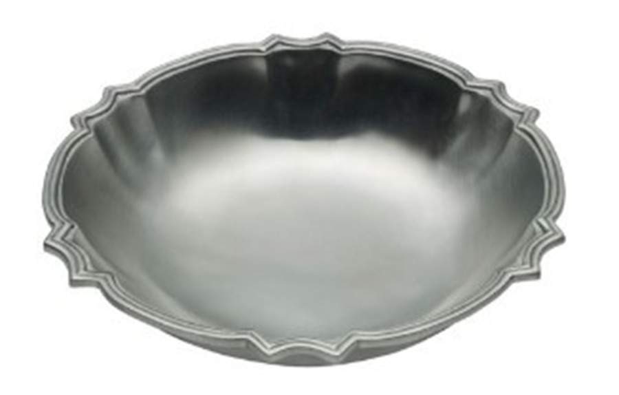 Hampstead (Armetale, Hollowware) 13" Scalloped Serving Bowl by Wilton Armetale-1