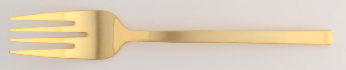 Gold (Gold Electroplate) Individual Salad Fork by West Elm-1