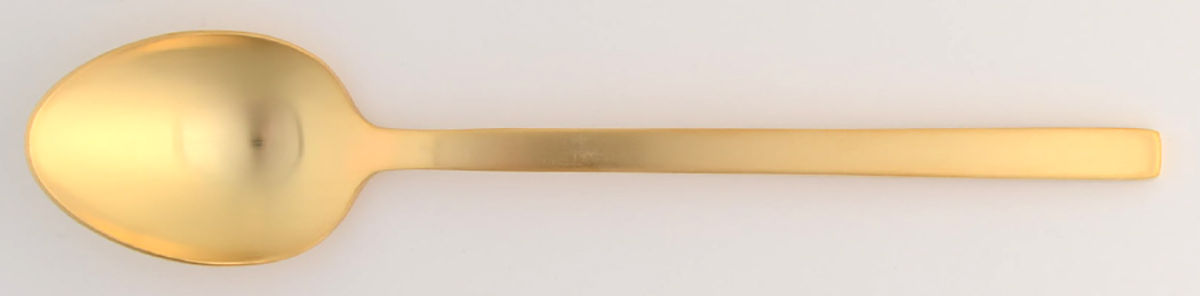 Gold (Gold Electroplate) Place/Oval Soup Spoon by West Elm-1