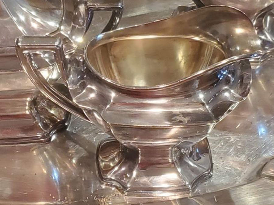 Heppelwhite (1914, Silverplate, Hollowware) Creamer by WD Smith Silver-1