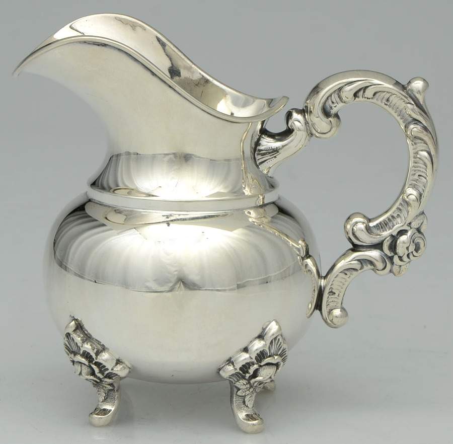 W9L1 (Sterling, Hollowware) Creamer by Weibenfelser Silverschmiede-1