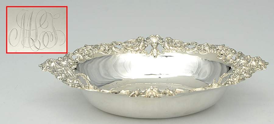 552 (Sterling, Hollowware) 8" Round Bowl by Wm B Kerr-1