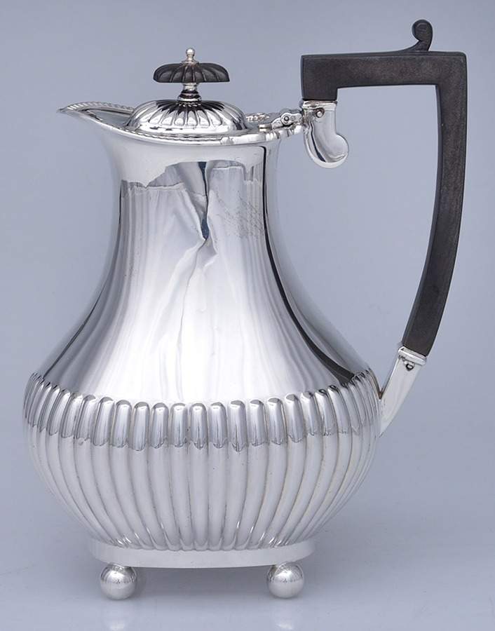 WMT22 (Sterling, Hollowware) Coffee Pot by Wm Hutton & Sons-1