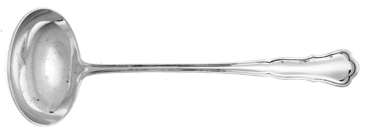 WKS1 (Sterling) Solid Gravy Ladle by M H Wilkens & Sohne-1