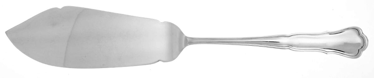 WKS1 (Sterling) Large Solid Fish Serving Knife by M H Wilkens & Sohne-1