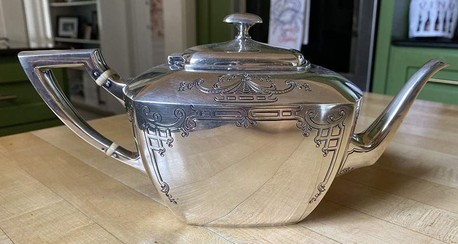 9161E (Sterling, Hollowware) Teapot by Whiting Manf Co-1