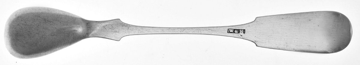 Coin Silver Flatware Egg Spoon by Wood & Hughes-2