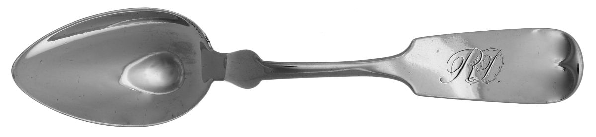 Coin Silver Flatware Five O'Clock Teaspoon by Wood & Hughes-1