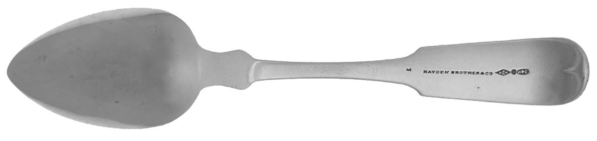 Coin Silver Flatware Dessert/Oval Soup Spoon by William Gale & Son-2
