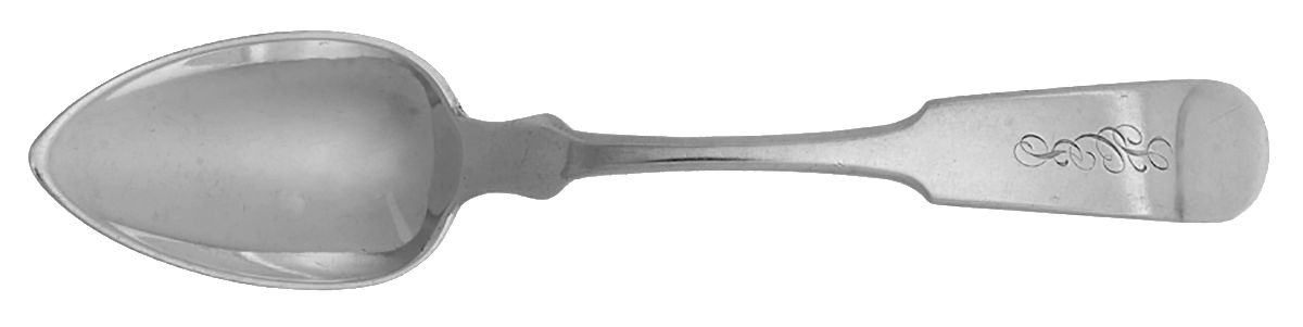 Coin Silver Flatware Dessert/Oval Soup Spoon by William Gale & Son-1