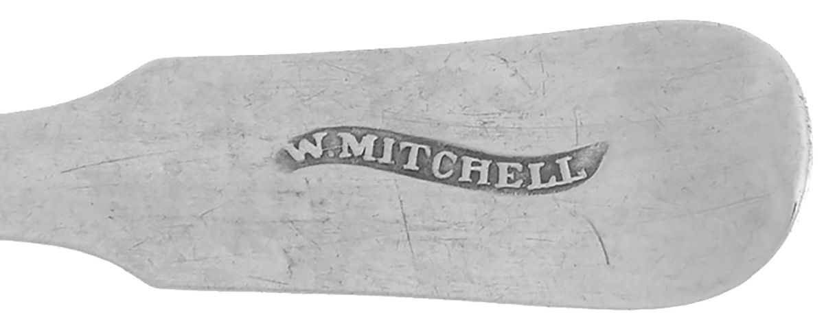 Coin Silver Flatware Mustard Spoon by William Mitchell-3