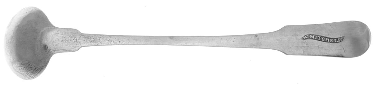 Coin Silver Flatware Mustard Spoon by William Mitchell-2