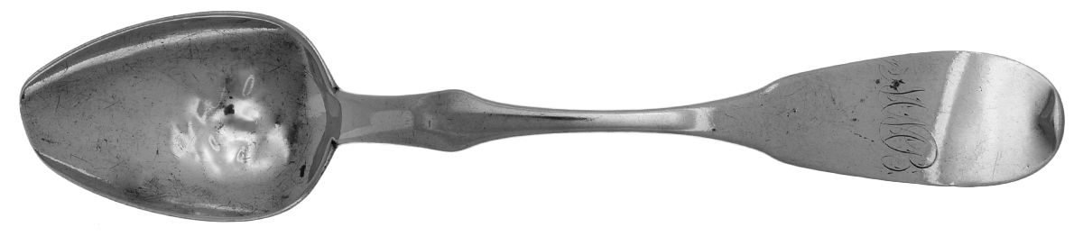 Coin Silver Flatware Dessert/Oval Soup Spoon by James Watson-1