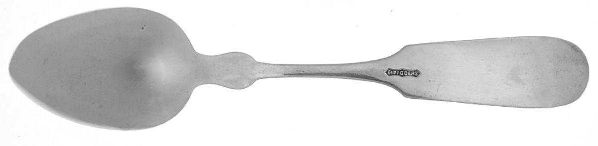 Coin Silver Flatware Dessert/Oval Soup Spoon by Ernest Wiggers-2
