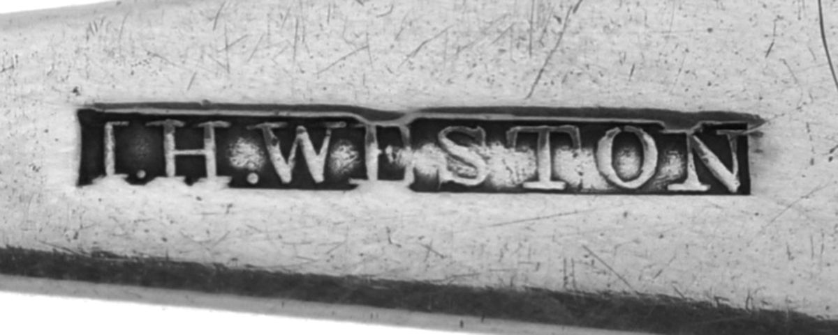 Coin Silver Flatware Sugar Spoon by J.H. Weston-3