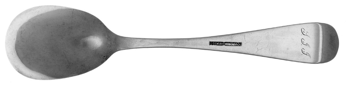 Coin Silver Flatware Sugar Spoon by J.H. Weston-2
