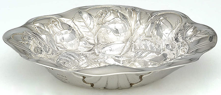 664 (Sterling, Hollowware) Master Nut Dish by Wallace Silver-1