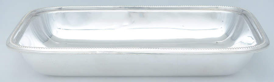52143 (Silverplate, Hollowware) Rectangular Covered Vegetable,No Lid by Walker & Hall-1