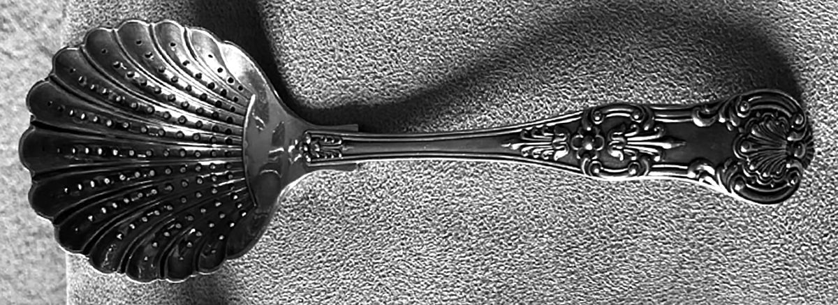 Queens (Silverplate) Large Sugar Sifter by Wm Hutton & Sons-1