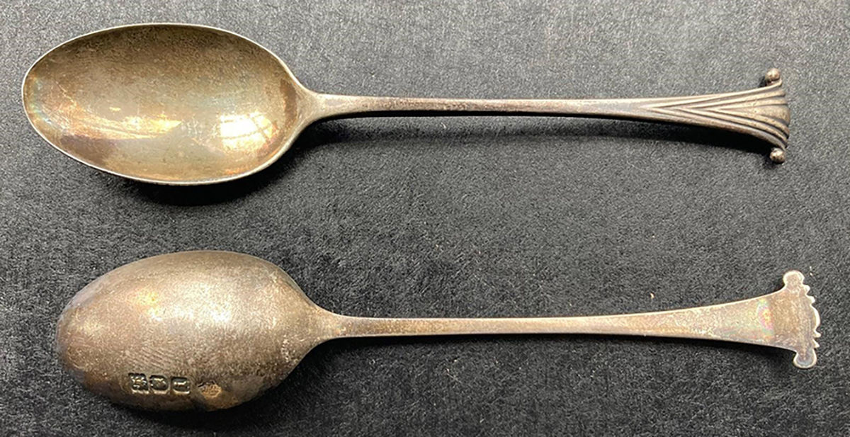 WMT23 (Sterling) Demitasse Spoon by Wm Hutton & Sons-1