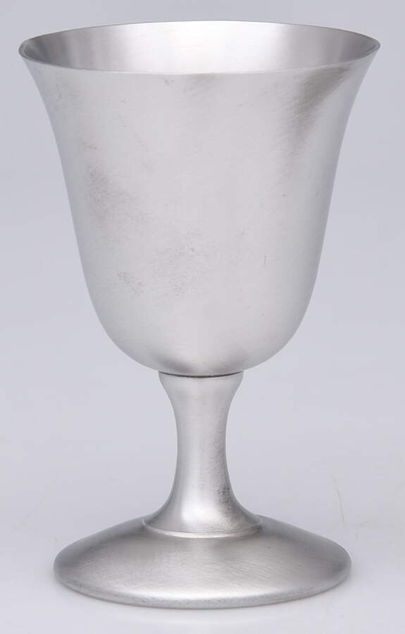 WAS264 (Pewter, Hollowware) Wine Goblet by Wallace Silver-1