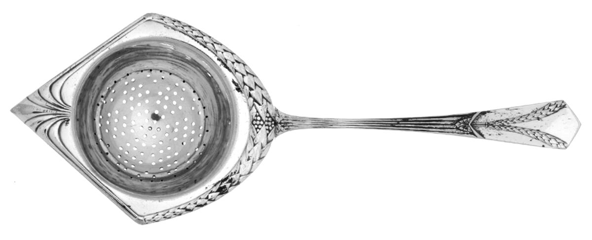 WMF219 (Silverplate) Solid Individual Overcup Tea Strainer by WMF Flatware-1