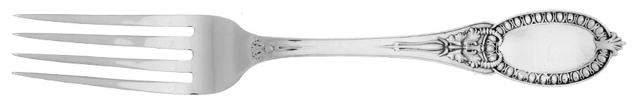 Mask (Sterling) Fork by Wriggins & Warden (Jewelers)-1