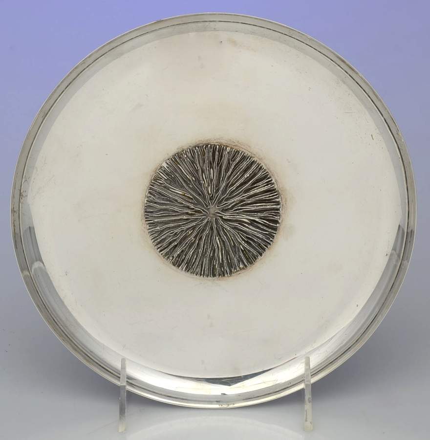 XDS2 (Sterling, Hollowware) 8" Round Tray by Alexander Sturm-1