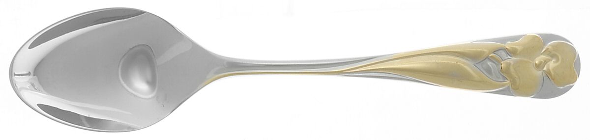 Adena (Stainless, Gold Accent) Five O'Clock Teaspoon by Yamazaki-1