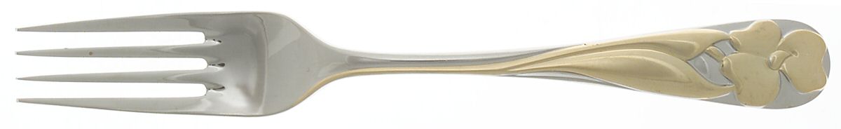 Adena (Stainless, Gold Accent) Fork by Yamazaki-1